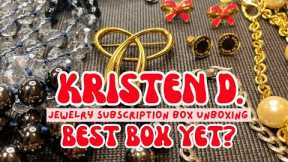 KRISTEN D JEWELRY BOX SUBSCRIPTION UNBOXING - SEPTEMBER BOX - MARC JACOBS, MONET, KATE SPADE + MORE!