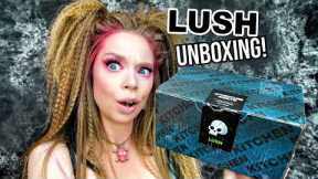 Lush OCTOBER Halloween Theme Makeup Perfume Subscription Box! - Lush Kitchen Unboxing