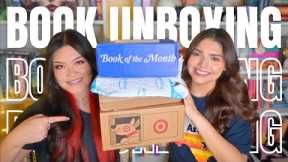huge book unboxing📦 book mail + book haul📚 target books, amazon, book of the month, book club book