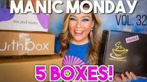 Manic Monday Vol.32 | 5 Subscription Boxes + Coupon Codes | MEGA UNBOXING!!