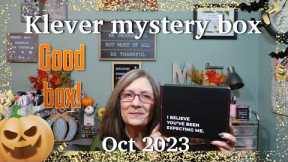 Klever Mystery Box  ~ What did I get? It's a true mystery! Oct2023