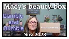 Macys beauty box ~ Bumble and Bumble faves ~ Nov 2023