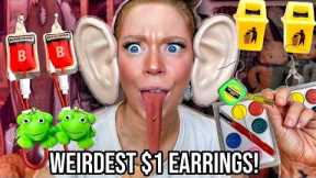 Unboxing $1 Earrings & Jewelry That Shouldn't Exist!