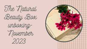 The Natural Beauty Box unboxing- November 2023