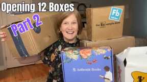 Unboxing Marathon: 12 Subscription Boxes Part 2 Revealed!