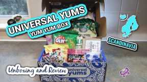 Scandinavia UNIVERSAL YUMS Subscription Box Unboxing & Taste Test | November 2023 Yum-Yum Box