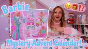ASMR UNBOXING THE *NEW* MYSTERY CUTIE REVEAL BARBIE ADVENT CALENDAR 2023!😱🎅🏻🎀✨ (24 MYSTERY BOXES!🤫🎁)