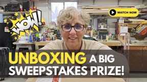 Unboxing a Big Sweepstakes Prize!!
