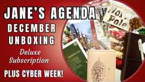 Unboxing Jane's Agenda December Deluxe Subscription Box / Plus Cyber Week!