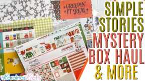 Simple Stories Warehouse Mystery Box Sale Unboxing & some other collections including Harvest Market
