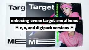 ☼ unboxing evnne target: me albums ☀︎ e, v, and digipack versions ☼