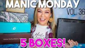 Manic Monday Vol.36 | 5 Subscription Boxes + Coupon Codes | ACTIVE GIVEAWAY