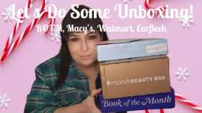 Multi-Box Unboxing! Walmart Beauty Box,EarFleek,Macy's Beauty Box,Book Of The Month - December 2023