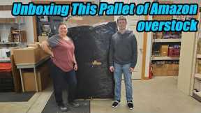 Unboxing a Pallet of Amazon overstock that I paid $7,000 for the whole load!