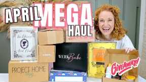 Monthly Subscription Boxes - April 2023 | Mega Unboxing of Subscription Boxes