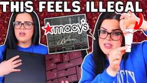 Should This Be ILLEGAL?! | $120 Luxury Macy's Advent Calendar Unboxing