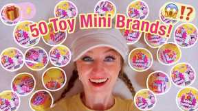 Unboxing 50 *NEW* Toy Mini Brands Series 3!!😱✨ (FIDGETS, NEEDOH, PIGGY, MINI BOOKS?!🤯)