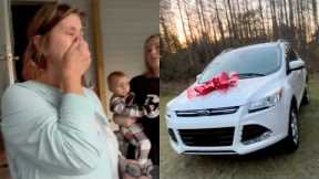 Gift Prank Leads To Grandma Surprised With New Car