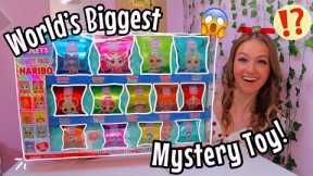 ASMR UNBOXING THE *WORLD'S BIGGEST* MYSTERY TOY!!😱⁉️L.O.L VENDING MACHINE🍭 (50+ SURPRISES!!🫢🎁)