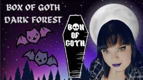 Box Of Goth Unboxing Dark Forest 2024 I Rock Chick Beauty