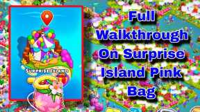 Full Walkthrough Surprise Island Pink Bag | Pink Bag on Surprise Island | Family Island | Feb 2024