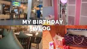 MY 19 BIRTHDAY VLOG |IKEA tour, unboxing MY GIFTS , spending the day with my friends
