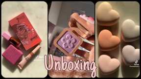 ASMR Makeup Products Unboxing | Tiktok Compilation ♡