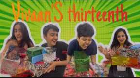 Vivaan's thirteenth birthday gifts unboxing/crazy and expensive gifts/NEVIVlogs