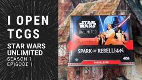 Jump to Hyperspace! | Star Wars Unlimited Prerelease Unboxing | S1 EP01