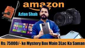 Amazon mystery box unboxing with Azlan Shah - Amazon mystery box unboxing full video