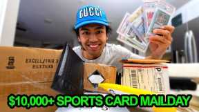 $10,000+ SPORTS CARD MAIL DAY UNBOXING!!