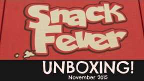 SNACK FEVER Subscription Box Unboxing and Review (with Bloopers) | KOREAN Snack Food | November 2015
