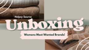 Unboxing Womens Most Wanted Brands