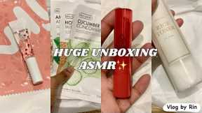 [ASMR] ✨💦Unboxing Skincare and Makeup Products - ASMR skincare