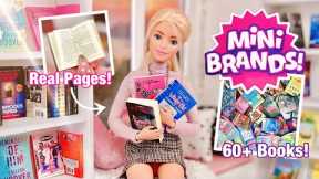 ZURU 5 Surprise Mini Brands BOOKS! Are They Barbie Doll Size? 21 Capsule Unboxing