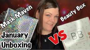 Beauteque Monthly Beauty Box VS Mask Maven //  January Unboxing