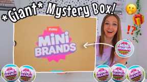 OPENING A *GIANT* MINI BRANDS MYSTERY BOX!!🫢📦⁉️ (UNBOXING 50 *SNEAKERS* MINI BRANDS!!😱👟✨)