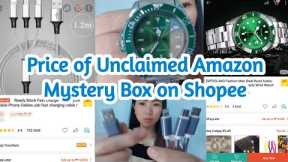 I Tried to Search the Price of My Unclaimed Amazon Mystery Box on Shopee | Mystery Box Unboxing