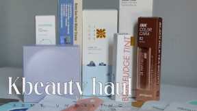 KBeauty haul with me | cosmetics + skincare ASMR Unboxing