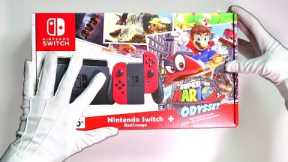 Nintendo Switch Limited Edition Console Unboxing (Super Mario Odyssey) Doom & Skyrim