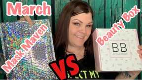 Beauteque Monthly Beauty Box VS Mask Maven //  March 2020 Unboxing