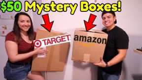 $50 Amazon And Target Mystery Boxes! Is it worth it? *Unboxing*