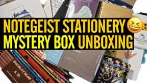 Notegeist Stationery Mystery Box Unboxing