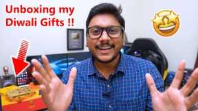 Unboxing all My Diwali Gifts... UNEXPECTED !! 🤩🎁