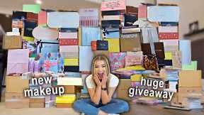 HUGE PR PACKAGE UNBOXING HAUL! ..so much free makeup omg