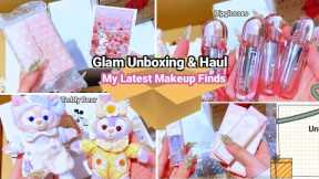 Glam unboxing and haul: My latest makeup finds 💕💋| Shopping vlog 🛍️👑