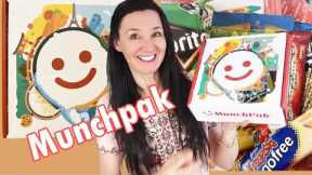 MunchPak  Subscription Box October Unboxing Taste Test Review Snacks