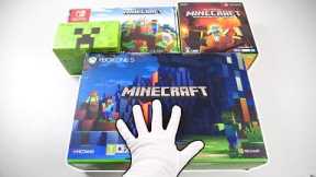 The Ultimate MINECRAFT Consoles Unboxing (Xbox One, Nintendo Switch, PlayStation Vita, 2DS XL)