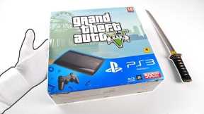 PS3 GRAND THEFT AUTO V UNBOXING! PlayStation 3 Super Slim GTA 5 Console