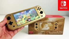 It's GOLD | Hyrule Edition Nintendo Switch LITE Unboxing & Review